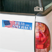 Bid voor Amerika Bumpersticker (Op Truck)