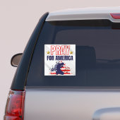 Bid voor Amerika Raamsticker