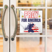 Bid voor Amerika Raamsticker