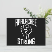 Bid voor Apalachee High School Sterk Kaart (Staand voorkant)