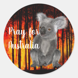 Bid voor Australië Ronde Sticker