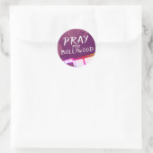 Bid voor Bollywood Ronde Sticker (Tas)