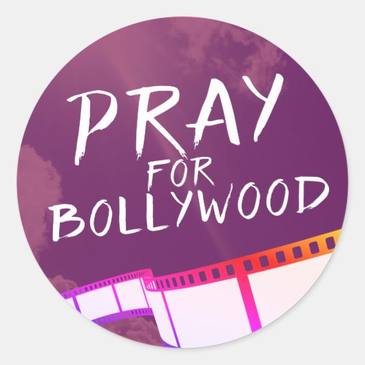 Bid voor Bollywood Ronde Sticker (Voorkant)