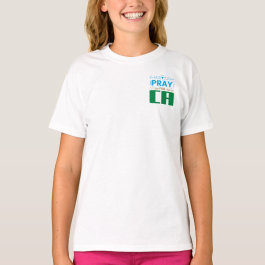 Bid voor CA: Samen in gebed voor CA T-shirt (Voorkant)