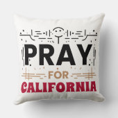 Bid voor Californië · Steun voor CA Kussen (Achterkant)