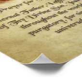 Bid voor de arme zielen in het ziekenhuis. poster (Hoek)