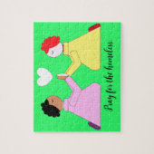 Bid voor de daklozen - Groen & Hart Legpuzzel (Verticaal)