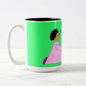 Bid voor de daklozen: Groen Tweekleurige Koffiemok (Links)