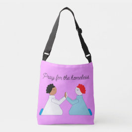 Bid voor de daklozen: Lavendel Crossbody Tas