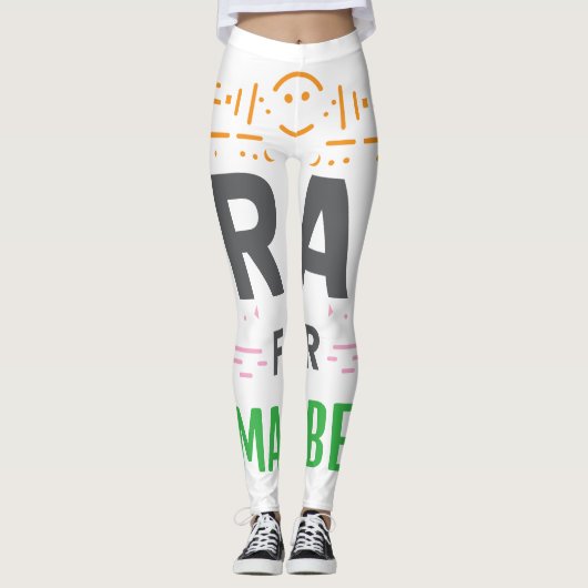 Bid voor de mens leggings (Voorkant)