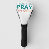 Bid voor de mensheid golfheadcover (Voorkant)