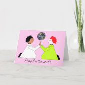 Bid voor de wereld: Blank Kaart (Voorkant)