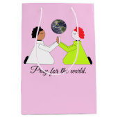 Bid voor de wereld: Lavendel Medium Cadeauzakje (Voorkant)