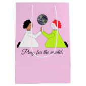 Bid voor de wereld: Lavendel Medium Cadeauzakje (Achterkant)