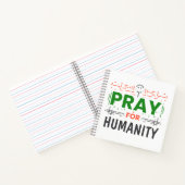 Bid voor: eer aan de mensheid notitieboek (Binnen)