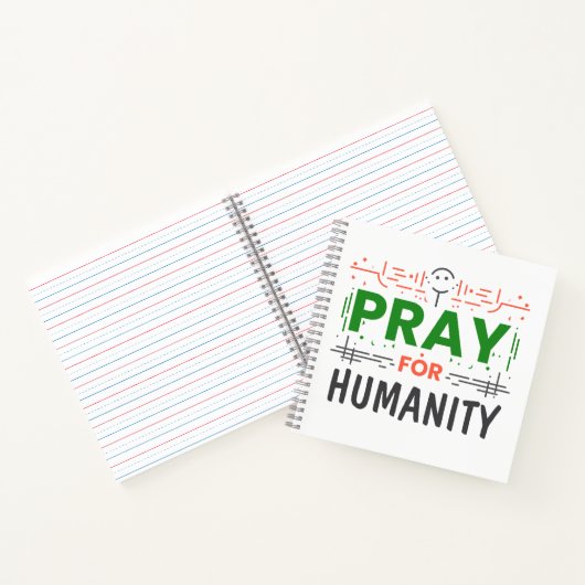 Bid voor: eer aan de mensheid notitieboek (Binnen)