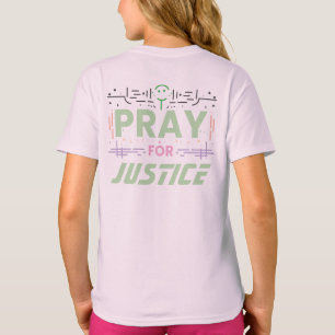 Bid voor gerechtigheid t-shirt