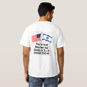 Bid voor Israël, zegen hun land shirt
