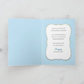 Bid voor je Angelic Angel Wenskaart Aankondiging (Binnen)