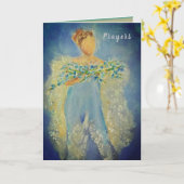 Bid voor je engel kaart (Gele Bloem)