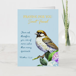 Bid Voor Jou Lieve Vriend Folie Wenskaart