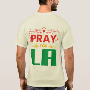 Bid voor LA • Gebed voor Los Angeles Kussenhoes T-shirt