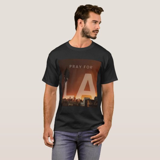 Bid voor LA Wildfire T-shirt (Voorkant volledig)
