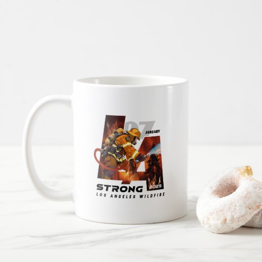 Bid voor Los Angeles | 11# Klassieke Mok (Met donut)