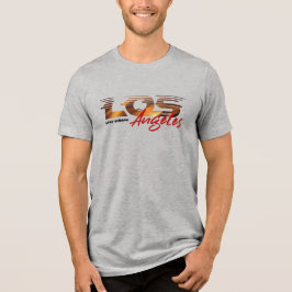 Bid voor Los Angeles | Mannen  Tri-Blend Shirt