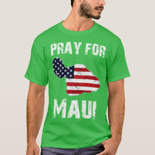 Bid voor Maui Hawaii Wildflower Support America Fl T-shirt