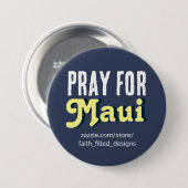 Bid voor Maui Ronde Button 7,6 Cm (Voorkant /achterkant)