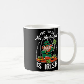 Bid Voor Mij Mijn Husnd Is Iers Ierland St. Patric Koffiemok