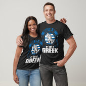 Bid voor mij mijn vrouw is Griekse grappie T-shirt (Unisex)