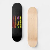 Bid voor mij persoonlijk skateboard (Voorkant)