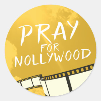 Bid voor Nollywood Ronde Sticker
