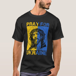 Bid voor Oekraïne steun Oekraïne Ik sta bij het Ve T-shirt