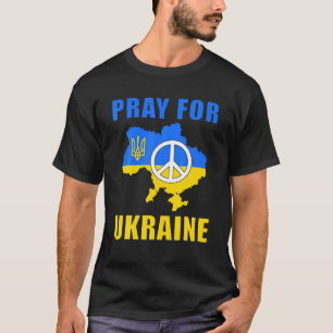 Bid voor Oekraïne - vlaggenvrij Oekraïne - ik steu T-shirt