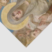 Bid Voor Ons door William Bouguereau  Tissuepapier (Detail)