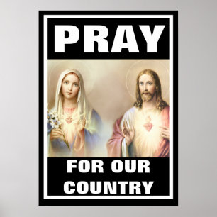 BID VOOR ONS RELIGIEUZE LAND POSTER