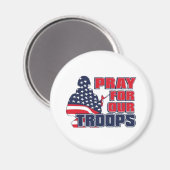 Bid voor onze troepen magneet (Voorkant / Achterkant)