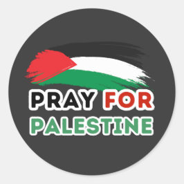 BID VOOR PALESTIJNSE STICKER