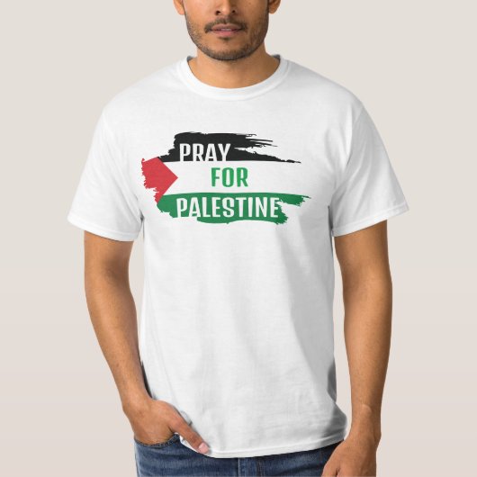 BID VOOR PALESTINA T-SHIRT (Voorkant)