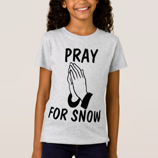 BID VOOR SNEEUW T-Shirts Tees (Voorkant)