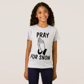 BID VOOR SNEEUW T-Shirts Tees (Voorkant volledig)