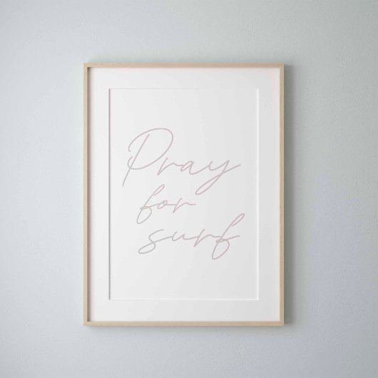 Bid voor surf citaat poster