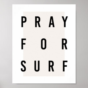 Bid voor Surf Doos Neutrale doos Poster