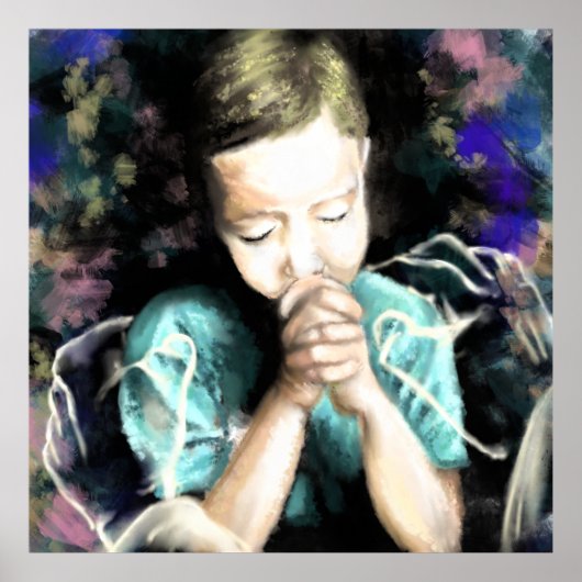 Bid voor vrede - alsjeblieft - geen oorlog - hoop  poster (Voorkant)