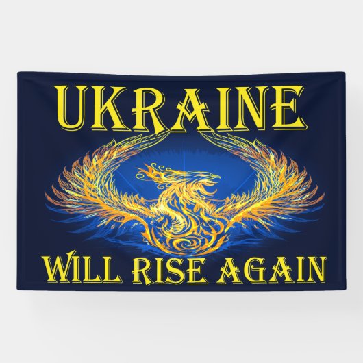Bid voor Vrede voor Oekraïne Spandoek (Horizontaal)