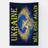 Bid voor Vrede voor Oekraïne Spandoek (Verticaal)