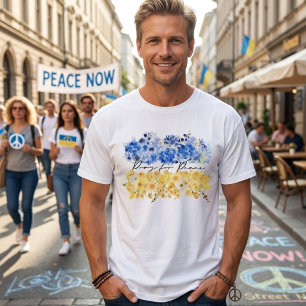 Bid voor Vrede & Vrede in Oekraïne & Waterverf. T-shirt